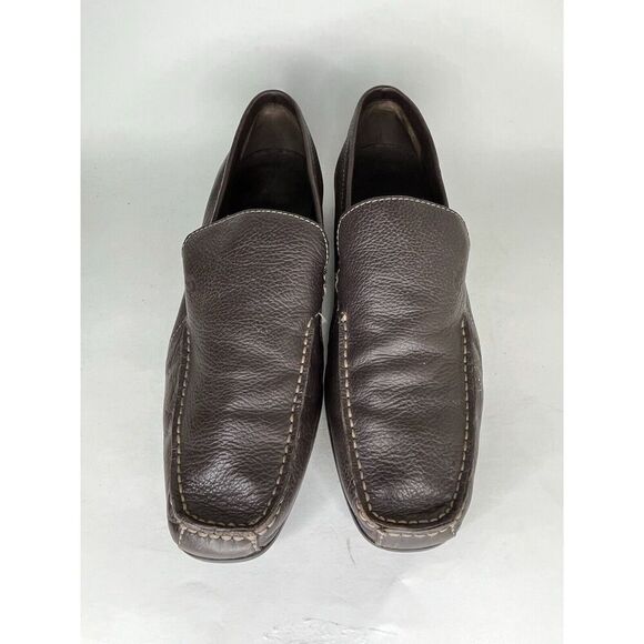 Lacoste Brown Leather Casual Comfort Driving Loafers Shoes Men Size 13M US/46EU - Picture 10 of 13